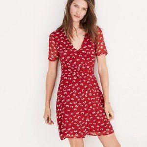 Madewell Floral Faux Wrap Daisy Dress